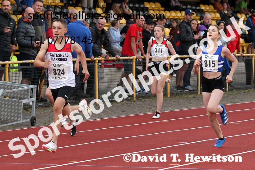 200 metres, 2021 North East Grand Prix 6, Monkton, Wednesday, August 4th. Photo: David T. Hewitson/Sports for All Pics